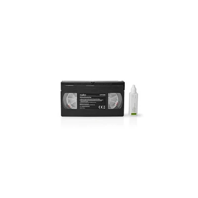 Nedis CLTP100BK fejtisztító szalag, VHS fejek, fekete