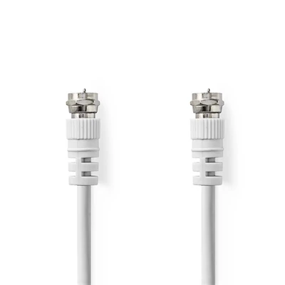 Nedis F csatlakozós koax kábel, 75 Ohm, dupla árnyékolás, 1.5m