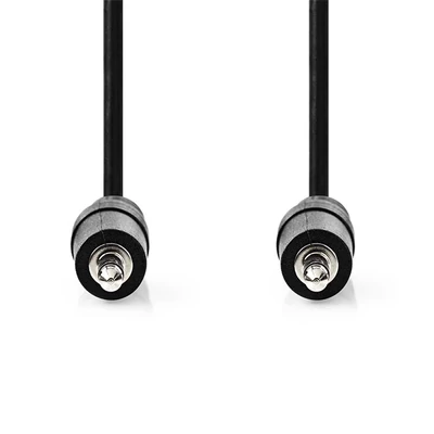 Nedis CAGL22000BK05 audio kábel, 3.5 mm sztereo jack dugó - 3.5 mm sztereo jack dugó, 0.50 m