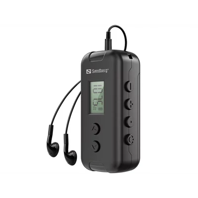 SANDBERG Rádió, Pocket Radio FM for AAA battery
