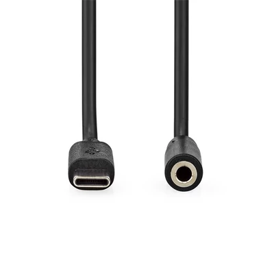 Nedis CCGL65960BK10 USB-C™ dugó | 3,5 mm jack aljzat | 1,00 m