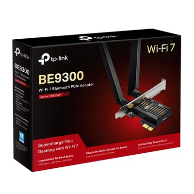 TP-LINK Wireless és Bluetooth 5.4 Adapter PCI-Express Dual Band BE9300, ARCHER TBE552E