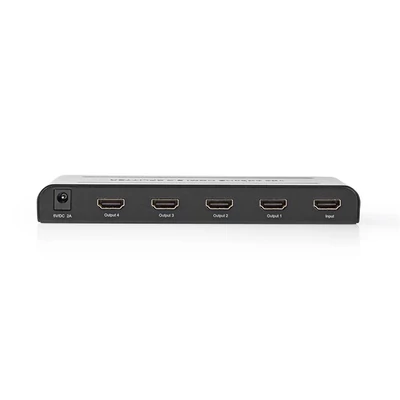 Nedis HDMI splitter, 1 x HDMI be - 4 x HDMI ki, 4K@60Hz, VSPL3474AT