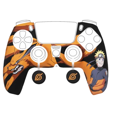 KONIX - NARUTO PS5 Dualsense kontroller Védőkészlet, Fekete