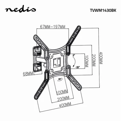 Nedis TVWM1430BK 23