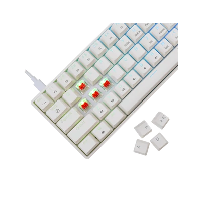 WHITE SHARK GK-004211W/R-US SHINOBI-2/W-R-US mech. bill. 61 piros gomb,fekete,angol