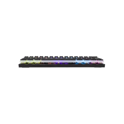 WHITE SHARK GK-2202-2B/BL-US ASHIKO-2/B/BL-US fekete mech.bill. angol, 61 kék kapcs.