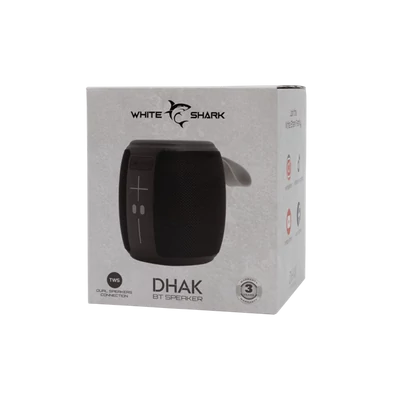 WHITE SHARK GBT-888B DHAK-B BLUETOOTH HANGSZÓRÓ 5W, TWS, fekete, 1200mA