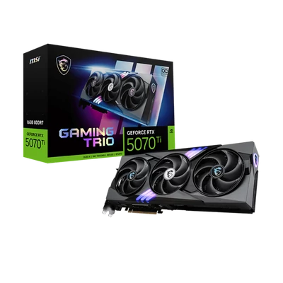 MSI Videokártya PCI-Ex16x nVIDIA RTX 5070 Ti GAMING TRIO 16GB DDR7 OC