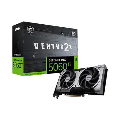 MSI Videokártya PCI-Ex16x nVIDIA RTX 5060 Ti VENTUS 2X PLUS 16GB DDR7 OC