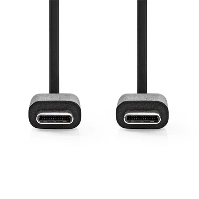 Nedis CCGL60700BK10 USB C - USB C (USB-C) kábel, USB2.0, 60W, hossz 1m
