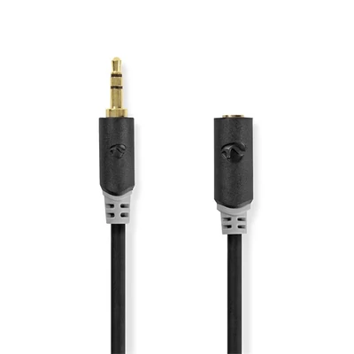 Nedis CABW22050AT50 sztereo audió kábel 3,5mm sztereo jack dugó - 3,5mm sztereo jack aljzat,  5 m
