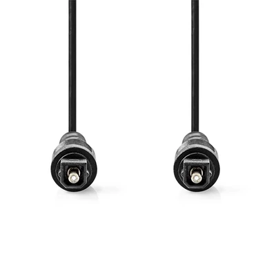 Nedis CAGL25000BK100 optikai audio kábel, TosLink dugó, hossz 10m