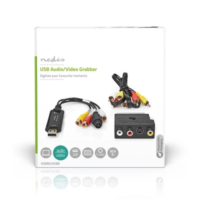 Nedis VGRRU101BK video grabber, video digitalizáló, WIN7 / 8 / 10 / 11