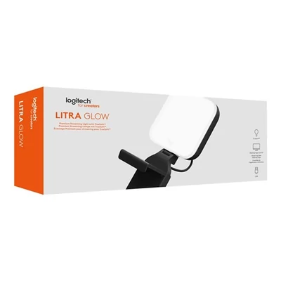 LOGITECH - LITRA GLOW Monitorra rögzíthető lámpa, Fekete