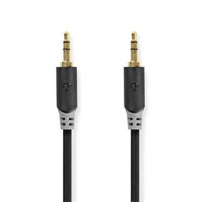 Nedis CABW22000AT100 sztereo audió kábel 3,5mm sztereo jack dugó - dugó,  aranyozott,  10 m