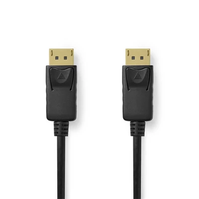 Nedis CCGB37014BK20 DisplayPort 1.4 kábel, display port dugó - display port dugó, 8K@60Hz, 2m