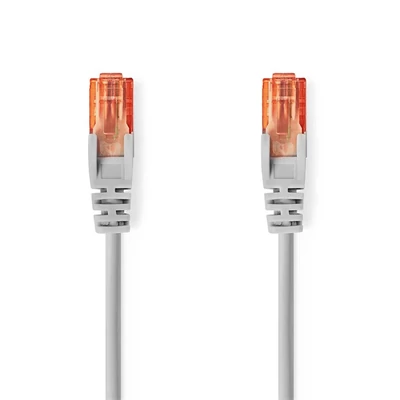 Nedis CCGL85230GY10 UTP Cat6 patch kábel, RJ45 aranyozott érintkezők, hossz 1m