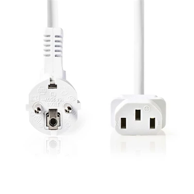 Nedis CEGL10000WT30 táp kábel IEC-320-C13, 3 x 1mm˛ hossz 3m, fehér