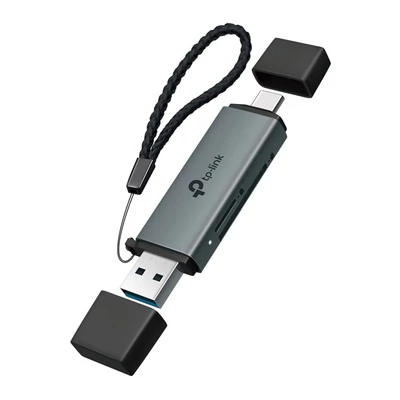 TP-LINK Kártya Olvasó USB 3.0 Type-C/A to SD & MicroSD 3.0, UA430D