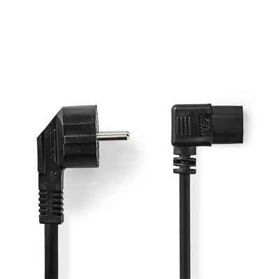 Nedis CEGL10020BK30 táp kábel IEC-320-C13, 3 x 1.00 mm, pipa csatlakozó, hossz 3m