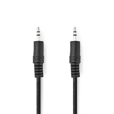 Nedis CAGL22000BK100 sztereo audio kábel, 3,5 mm jack dugó - 3,5 mm jack dugó, 10m