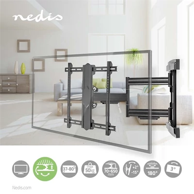 Nedis TVWM6550BK 37