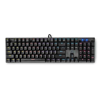 Nedis GKBDM110BKUS gamer billentyűzet, USB,Mechanikus gombok | LED | QWERTY | Amerikai kiosztás