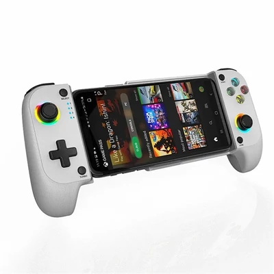 BLACKBIRD Mobil Gaming Kontroller - Android/IOS, Bluetooth 5.0, 600mAh, Fehér