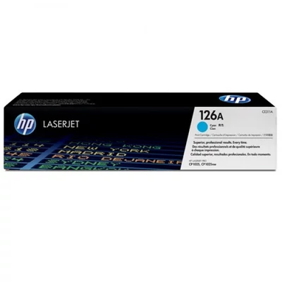 HP CE311A Toner cián 1.000 oldal kapacitás No.126A