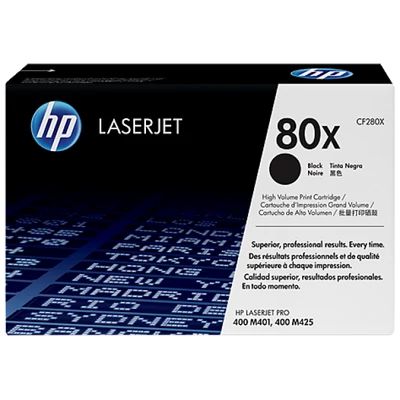 HP CF280X Toner fekete 6.900 oldal kapacitás No.80X