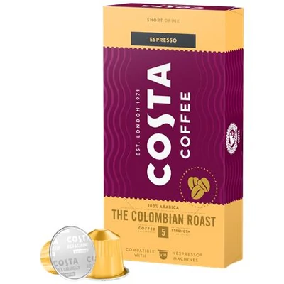 Kávékapszula, Nespresso® kompatibilis, 10 db, COSTA 