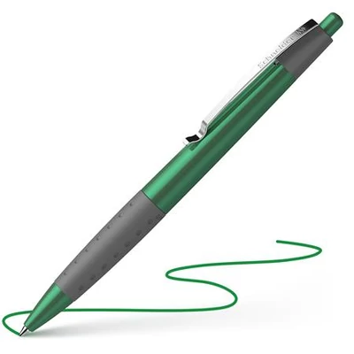 Golyóstoll, 0,5 mm, nyomógombos, SCHNEIDER 