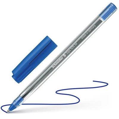 Golyóstoll, 0,5 mm, kupakos, SCHNEIDER 