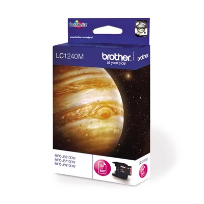 Brother LC1240M Tintapatron Magenta 7,1ml 600 oldal kapacitás