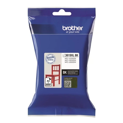 Brother LC3619XLBK Tintapatron fekete 60 ml 3.000 oldal kapacitás