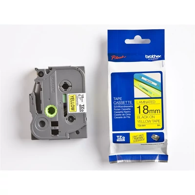 Brother TZe-641 18 mm széles 8 m hosszú szalagkazetta