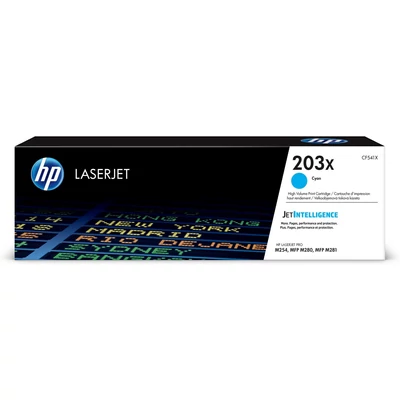 HP CF541X Toner cián 2.500 oldal kapacitás No.203X