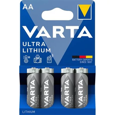 Elem, AA ceruza, 4 db, lítium, VARTA 