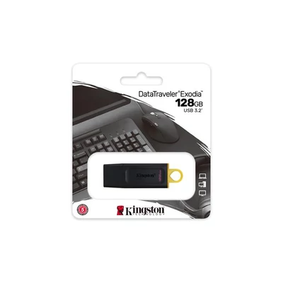 Pendrive, 128GB, USB 3.2, KINGSTON 