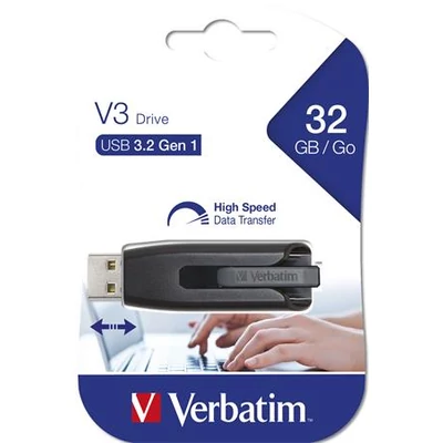Pendrive, 32GB, USB 3.2, 60/12MB/s, VERBATIM 