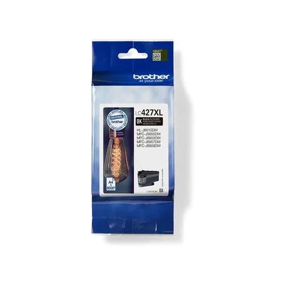 Brother LC427XLBK Tintapatron fekete 6.000 oldal kapacitás