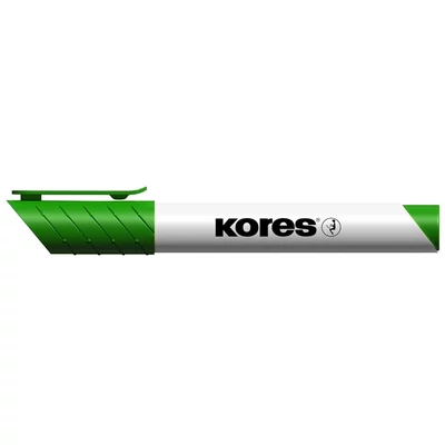 Tábla- és flipchart marker, 3 mm, kúpos, KORES 