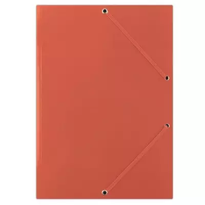 Gumis mappa, karton, A4, DONAU "Standard", piros