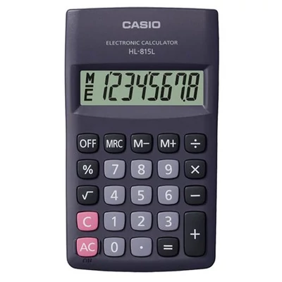 Zsebszámológép, 8 számjegy, CASIO 