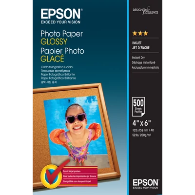 Epson fényes fotópapír (10x15, 500 lap, 200g)