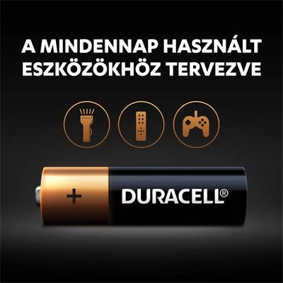 Elem, AA ceruza, 18 db, DURACELL 