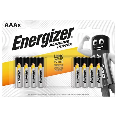 Elem, AAA mikro, 8 db, ENERGIZER 