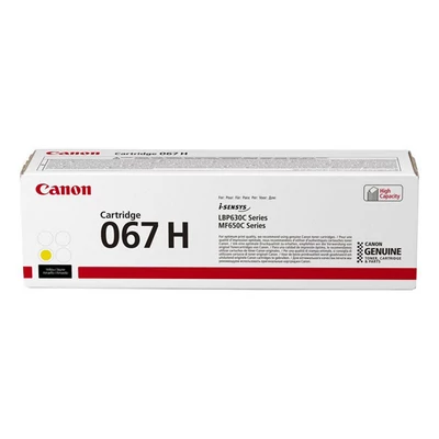 Canon CRG067H Toner sárga 2.350 oldal kapacitás