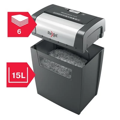 Iratmegsemmisítő, konfetti, 6 lap, REXEL, 